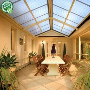 Free Standing Aluminum Glass Sunrooms Conservatory Customized Greenhouse Sunrooms Tempered Glass Houses - Hommie Aluminum Technology Co., Ltd - China