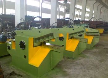 Q43-63 Auto Hydraulic Scrap Shears 600-2400mm 2-10Tmin CE Blue Yellow MOQ100 - Jiangsu Dongfang Hydraulic Co., Ltd. - China