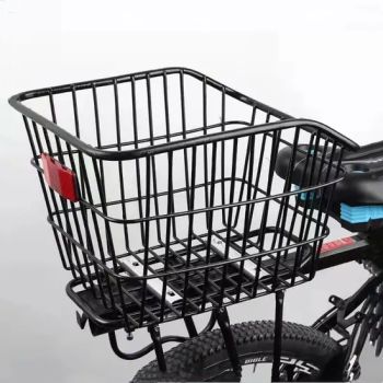 Mountain Bike Metal Basket Folding Bicycle Rear Storage Basket Bicycle Rear Basket - Guangxi Bernee Trading Co., Ltd - China