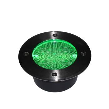 4 Screws Aluminum Round Flashing LED Embedded Cat Eye Wireless Underground Driveway Marking Light Solar Road Stud - Shenzhen Sroada Tech Co., Limited - China