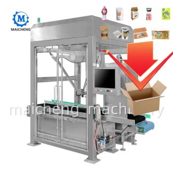 Automatic Top Load Parallel Robotic Case Packer for Soft-Bags and Pouches - ZHENGZHOU MAICHENG MACHINERY CO.,LTD - China