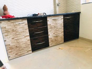 Modular Kitchen Furniture Finish Refined No. of Doors 2 Material Wooden No. Of Shelves 3 Door Type Hinged Appearance - S.K. Aluminium & Glass - India