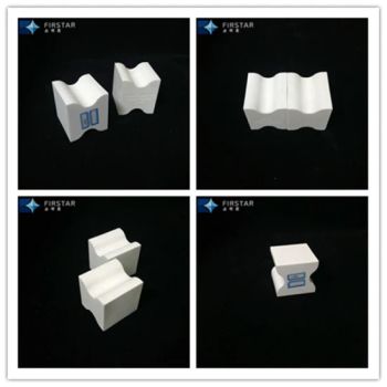 Inregular Impact Ceramic Special Shpaed Ceramic Bricks Welding Accessories - ZIBO QIMINGXING NEW MATERIAL INCORPORATED CO., LTD. - China