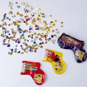 Mini Party Confetti Popper China Factory Inflatable Handheld Toy Gun for Decor - Baoding Likeparty Trading Co., Ltd. - China