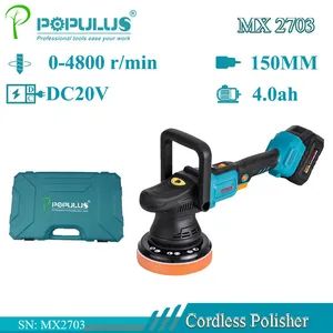 Ipopulus 20V Brushless Motor GS Certificated Electric Cordless Buffing Machine Electric Car Polisher Cordless Rotary Polisher - Shanghai Maxin Industry Co., Ltd. - China