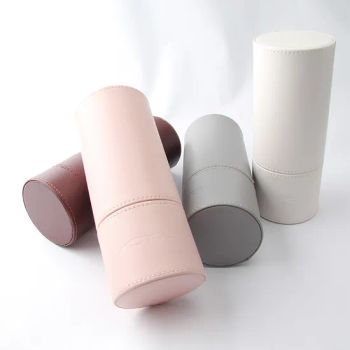 Round Cosemtic Tube Stand up Holder for Makeup Brush Pencil Pen Case - Shenzhen Eya Cosmetic Co., Ltd. - China