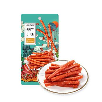LAKEXIXI Halal Spicy Snacks B2B Bulk Order Private Label Chili Stick Latiao Strips Packaged in Bag from Hunan Spicy Seven Degree Food Co., Ltd. LAKEXIXI Halal Spicy Snacks B2B Bulk Order Private Label Chili Stick Latiao Strips Packaged in Bag - Hunan Spicy Seven Degree Food Co., Ltd. - China