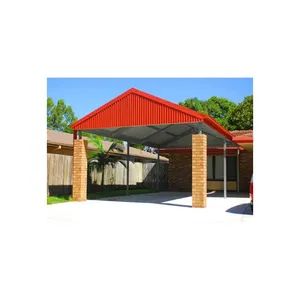 SC097 Prefabricated building elegant car shelter Steel frame carport car Garages - Tianjin Weiming Industrial & Trading Co., Ltd. - China