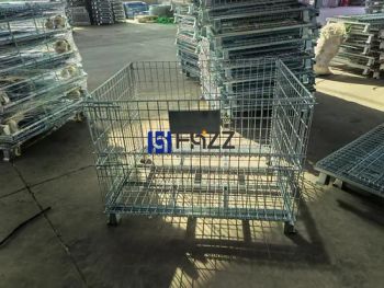 Hot Dipped Galvanized Welded Mesh Wire Foldable Metal Storage Cages for Warehouses and Logistics Centers - Anping Fuhua Wire Mesh Making Co., Ltd. - China
