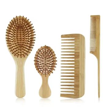 Small Wood Woman Hair Massage Brush Comb with Logo Hair Brush Set Professional - NANCHANG ECO PACKAGING CO., LTD. - China