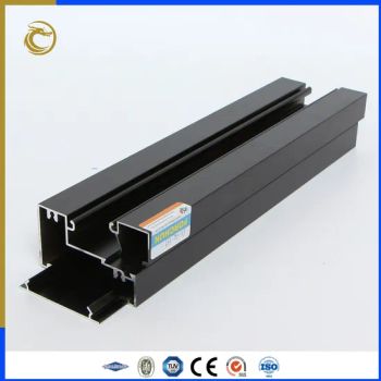 China Top Factory Black Aluminum Extrusion Profiles for Glass Curtain Wall Aluminium - Qingdao Zhongjia Metal Co., Ltd. - China