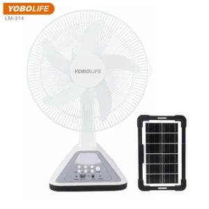 Yobolife 14In Solar Fan 2Speeds 2Wind 68.8*39*36.8cm ROHS CE Table 1Y - Dongguan Guangyu Electric Appliance Co., Ltd. - China
