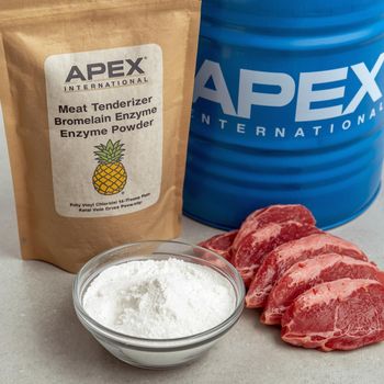 Bromelain Meat Tenderizer Enzyme,Meat Tenderizer Powder, Meat Tenderizer Enzyme Supplier,  Bromelain Enzyme for Meat Processing, Meat Processing Enzyme, Meat Tenderizing Enzyme, Enzyme for Meat Industry, Bromelain Food Grade Enzyme, Pineapple Enzyme for Meat Tenderizing, Protein Hydrolysis Enzyme, Meat Softening Enzyme, Enzyme for Food Processing Industry, Bromelain Enzyme Powder, Meat Enzyme Solutions, Bromelain Proteolytic Enzyme, Meat Marinade Enzyme, Food Processing Enzyme Supplier - APEX INTERNATIONAL - India
