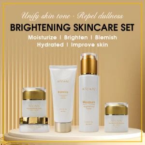 OEM Private Label Skin Care Set Whitening Scrub Cleanser Toner Beightening - Guangzhou Aifujia Biotechnology Co., Ltd. - China