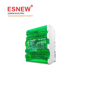 125A 4 Poles Tdx 407/125 Brass Power Distribution DIN Rail Terminal Blocks - Yueqing Yisi Electric Co., Ltd. - China