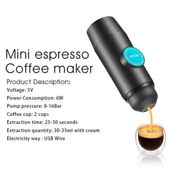 Hot Selling Coffee Maker Electrical Cup Portable Mini Espresso Coffee Maker - Ningbo Mingni Import And Export Co., Ltd. - China