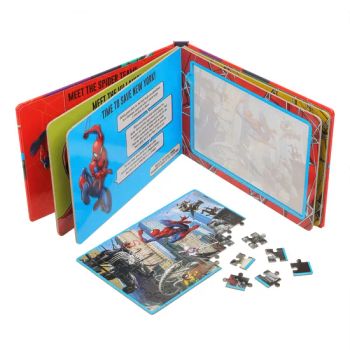 Custom Greyboard Jigsaw Puzzle Game Child Learning Boardbook Factory Printing - Guangzhou Zhongtian Colour Printing Co., Ltd. - China