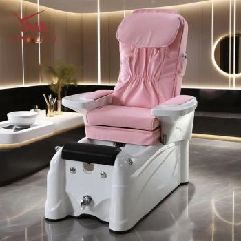 Pink Salon Reclining Manicure Chair Luxury Foot Pedicure SPA Chair with Massage Foot Care for Nail SPA Salon - Foshan Yimeihui Furniture Manufacturing Co., Ltd. - China