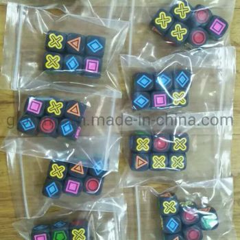 Custom Engraved Number D6 Dice Ludo Game Acrylic Resin Dice - Dongguan Glory Plastic Products Co., Ltd. - China