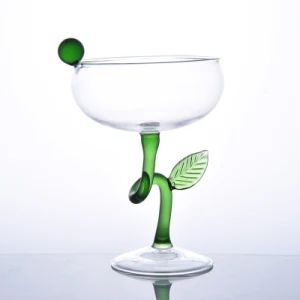 Custom Borosilicate Glass Clear Red Wine Champagne Goblet Glasses with Christmas Tree Stem - Yancheng Xinboyuan Glass Co., Ltd. - China