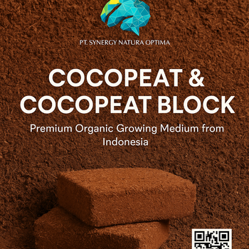 Premium Cocopeat, cocofiber,cocobristle Ph 5.5–6.5 Moisture ≤15% Fiber Content ≤5% Impurity Level ≤3% Color Golden - PT. Synergy Natura Optima - Indonesia