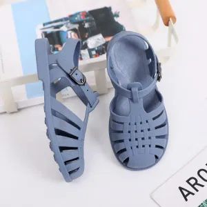 Children Casual Roman Baby Girls Kids Toddler Soft Non-Slip Buckle Strap Beach Shoes Kids Jelly Sandals - Dongguan Deluo Industry & Trade Co., Ltd. - China
