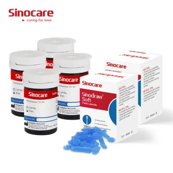 Sinocare Glucose Meter Medical Supplies Glucometer Blood Glucose Meter with Diabetic Test Strips - Changsha Sinocare Inc. - China