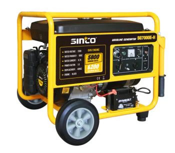 China Manufacture Supply 6000W 7000W 7kVA 230V/120V Mini Silent Power Portable Petrol Gasoline Generator - Wenzhou Sinco Power Technology Co., Ltd. - China