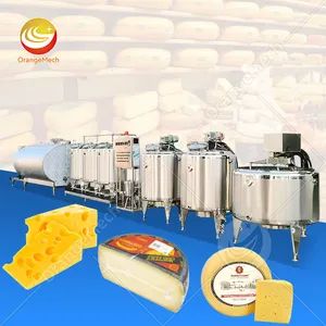 Small 500 Liter Industry Dairy Process Mozzarella Halloumi Feta Cheese Vat Stretch Make Production Machine for Cheese Production - Luohe Orange Mechanical Equipment Co., Ltd. - China