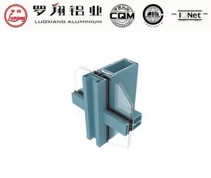 Color Coated Aluminum ASTM High quality Auto Parts Industrial Curtain Wall Profiles - Luoxiang Aluminium Co., Ltd. - China
