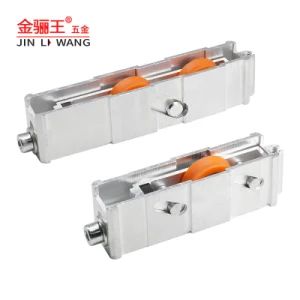 V Groove Nylon Pulley Sliding Glass Door Wheel Aluminum Window Roller with Bearings - Jiangxi Jin Bai Cheng Hardware Products Co., Ltd. - China