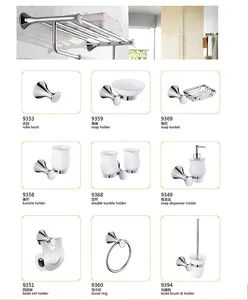 High Quality Bathroom Towel Shelf / Towel Racks Accessories 9300 Series - FOSHAN L'OASIS SANITARY WARE CO.,LTD - China