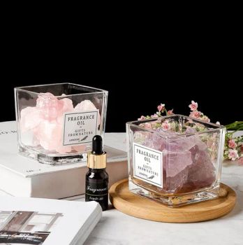 Essential Oil Aroma Crystal Rocks Diffuser Aromatherapy Fragrance Scent Crystal Stone Diffuser Stone Home Deco Gift - Qingdao Huanxi Homeware Co., Ltd - China
