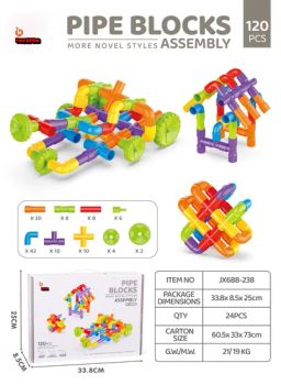 Building Blocks Toy 12P Multicolored PP 3-7Y Construction DIY Sensory 15D - Luoyang Haoyuan Imp & Exp Co., Ltd - China