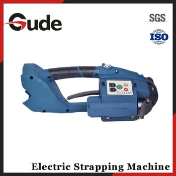 Semi Automatic Electric Strapping Machine with Rechargeable Lithium Battery for Pet Strap Packing - Linyi Gude Packaging Products Co., Ltd. - China