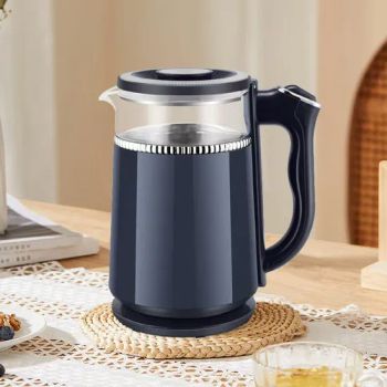 Stainless Steel Body Seamless Inside Electrical Kettle 2 Layer Cool Touch Electric Kettle - Xuzhou Sheng Ming Casting Co., Ltd - China