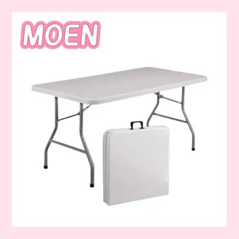 Outdoor Plastic Table Foldable Dining Table for Banquet Party Picnic Camping - Handan Moen Import and Export Trading Co., Ltd. - China