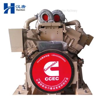 Cummins Marine Diesel Engine KTA50-M for Boats and Ships Origin China Model Kta50-M Weight 5178kg Condition New HS Code 840810 - Hubei Hanton Machinery Co., Ltd. - China