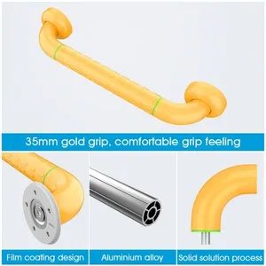 Bathroom Toilet Grab Bars Bathroom Handrails Shower Bars for Safety Rails for Bathroom - Jinan Hengsheng New Building Materials Co., Ltd. - China