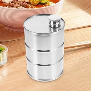 New Design Whisky Drinking Barrel Shaped Hip Flasks for Littlemill Mellow Corn Octomore - KKS Enterprises Co., Ltd. Hangzhou - China