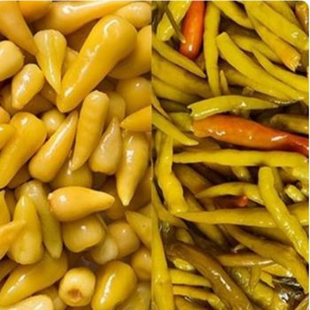 Hot Pepper Pickles Vine Leaves Pickles White Cabbage Pickles in PET Cucumber - ALDERA DIS TICARET VE DANISMANLIK LIMITED SIRKETI - Turkey
