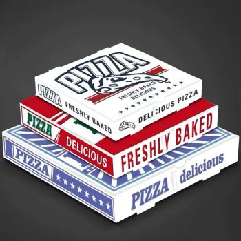 Wholesale Custom Logo Food Grade Pizza Kraft Corrugated Cardboard Carton Packaging Box - Dongguan Gele Printing Co., Ltd. - China