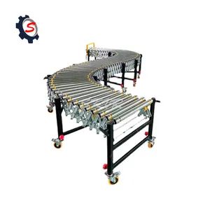 Automatic Drum Conveyor Line Gravity Powered Telescopic Roller Conveyor - Seikonveyor Co., Limited - China