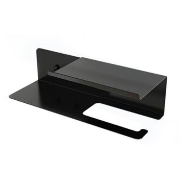 New Wall Mounted Self-Adhesive Toilet Paper Holder Tissue Holders with Mobile Phone Storage Shelf - Guangzhou Homedec Sanitary Ware Co., Ltd. - China