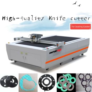 CNC Knife Cutter Automatic Gasket Making Digital Cutting Machine for Rubber Graphite Non Asbestos Silicon PTFE Plastic Polyurethane Sealing Ring Gaskets - Shandong Ruby CNC Equipment Co., Ltd. - China