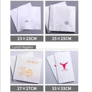 Custom 1/2ply White/Color/Black Linen Feel Paper Napkins Tissue Disposable Dinner Towels Airlaid Paper Napkins for Wedding - Shenzhen Telling Commodity Co., Ltd. - China