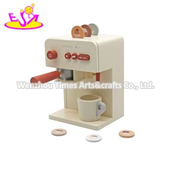 New Arrival Play House Kitchen Appliance Wooden Coffee Machine Toy for Kids W10d632 - WENZHOU TIMES ARTS&CRAFTS CO., LTD. - China