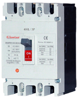 Triple Pole 400 Amp/ 3 Pole/50 Ka Voltage 415V Brand Glostar Frequency 50Hz Rated Current 400A Breaking Capacity 50kA No. of Poles Triple - Mega Switch Gear - India