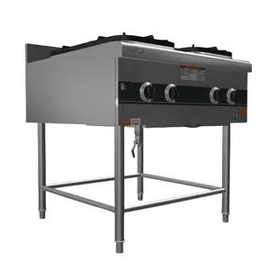 Commercial Cooking Equipment 4 Burner Gas Cooker Stove Range Burner - Shandong Lonyu Import and Export Co., Ltd - China