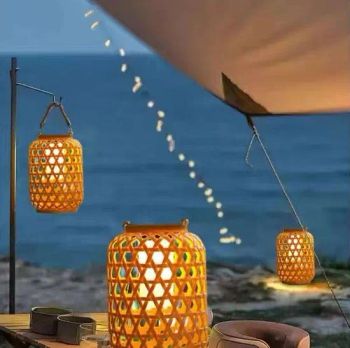 Solar Lantern Outdoor Waterproof Natural Bamboo Solar Outdoor Lights for Garden Decoration - Jiangmen Magellan Technology Co., Ltd. - China